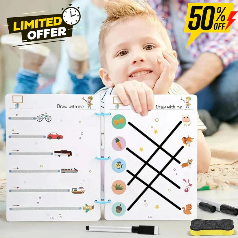 A4 Kids Educational Learning Tracing Book