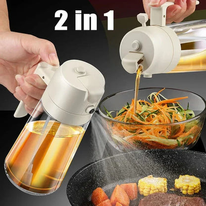 2 in 1 Oil Bottle