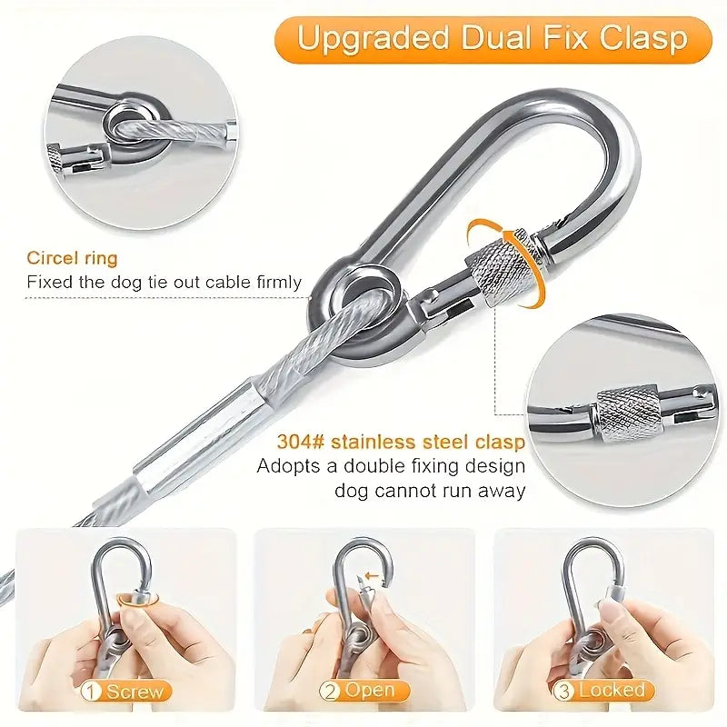Heavy Duty Multi-Purpose Stainless Steel Clothes Line