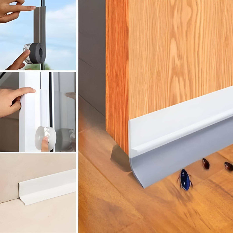Door Sealing Strips for Seal Sound Proof, Insect, Dust for Bathroom Door Window