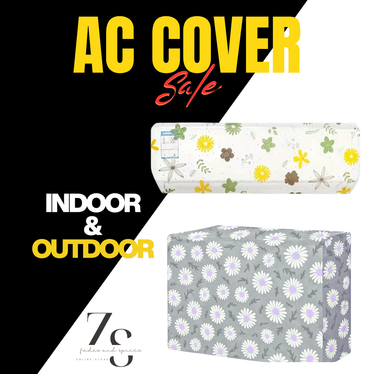 Printed AC Water Proof Cover For Indoor and Outdoor