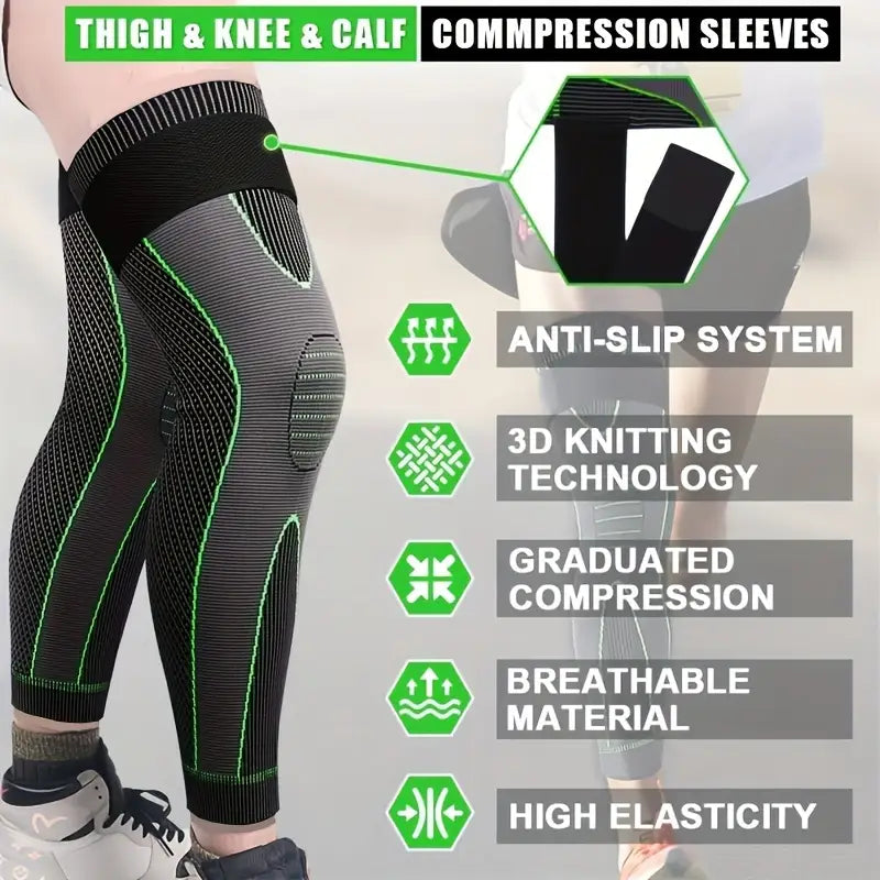Adjustable Knee Brace Support Compression Knee (allow to open)