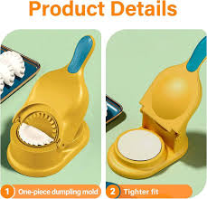Dumpling Samosa maker, 2-in-1 Manual Dumpling Maker Mould, Manual Press, Kitchen Dumpling Making Tool