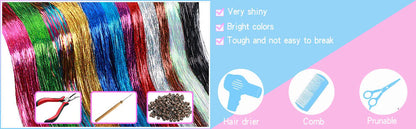 Hair Tinsel Extension Super Sale 🔥 23% OFF