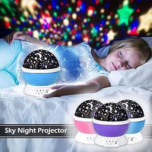 StarMaster Projection Lamp - LED Night Light for Room Decor, Stars, Sky