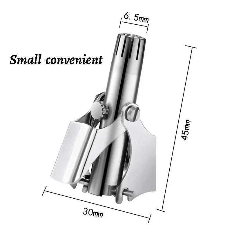 Stainless Steel Manual Nose and Ear hair Trimmer