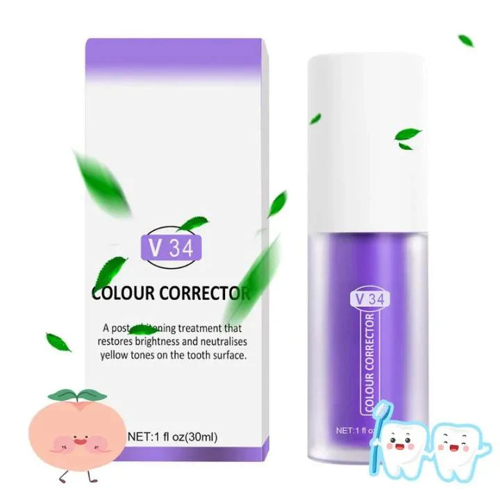 HiSmile V34 Purple Whitening Toothpaste Care For Teeth Gums